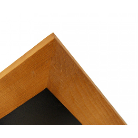 Kriedová tabuľa v drevenom ráme WOOD (50x40 cm)