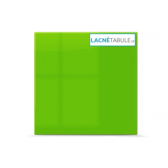 Sklenená magneticko suchostierateľná tabuľa - zelená GLASS (45x45 cm)