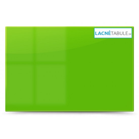 Sklenená magneticko suchostierateľná tabuľa - zelená GLASS (60x40 cm)