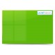 Sklenená magneticko suchostierateľná tabuľa - zelená GLASS (90x60 cm)