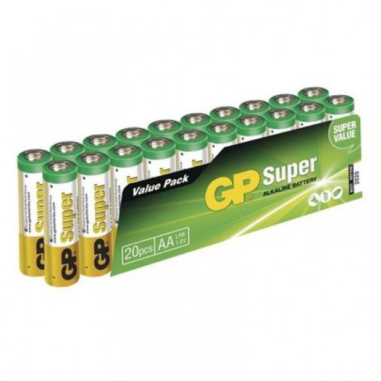 Batéria GP SUPER ALKALINE BATTERY AA (LR6) - 20KS